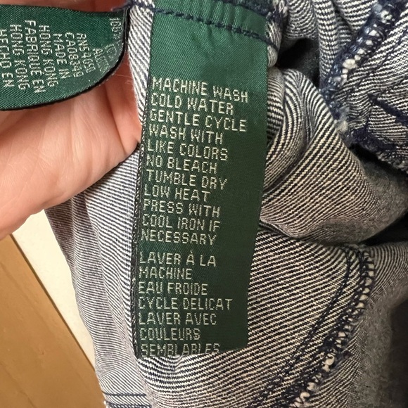 Vintage Lauren Ralph Lauren Denim Double Breasted fisherman core jacket - Picture 11 of 14
